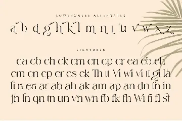 Wisteria font