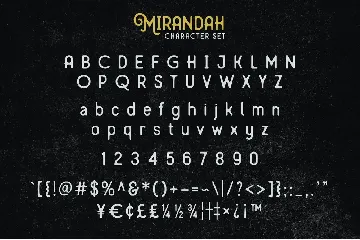 Mirandah font