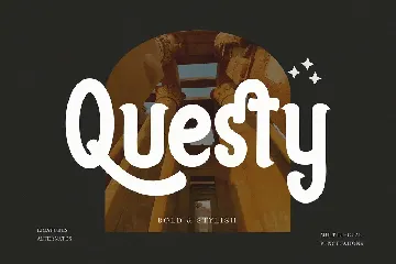 Questy Stylish Display Font