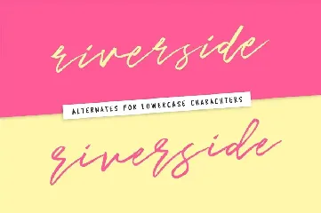 Riverside Avenue Script Font