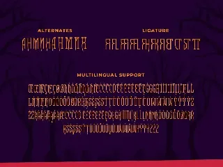 Racula â€“ A Gothic Serif Font