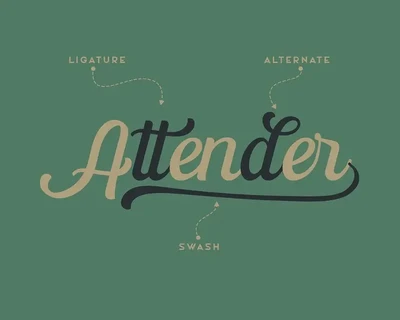 The Paiton -Modern Script Font