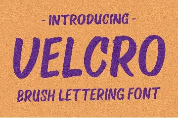 VELCRO - Brush Font