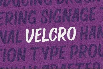 VELCRO - Brush Font