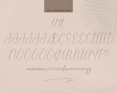 Thanksmile Morattes Signature Script Font