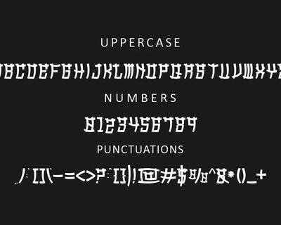Kamigana font