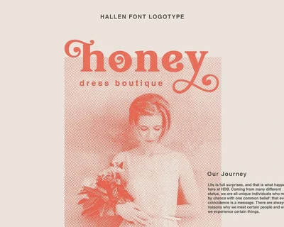 Hallen - Modern Classic Font