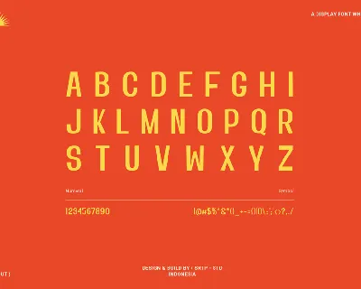 SUNSCY font