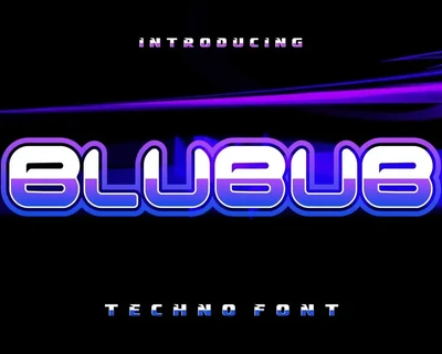 Blubub font