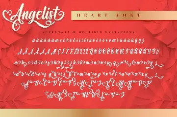 Angelist - Heart Font