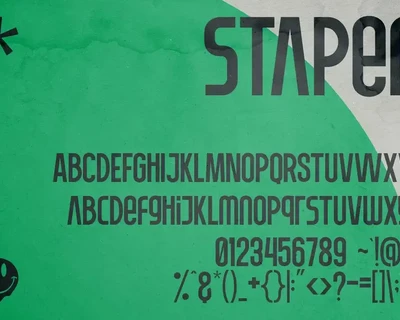 Stapen - Bold Futuristic Sans Serif Fonts