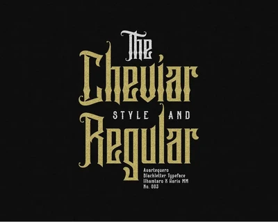 Avartequero font