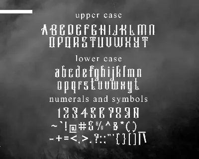 DOZZEN - Black letter Font