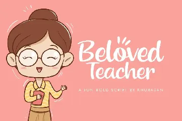 Beloved Teacher font