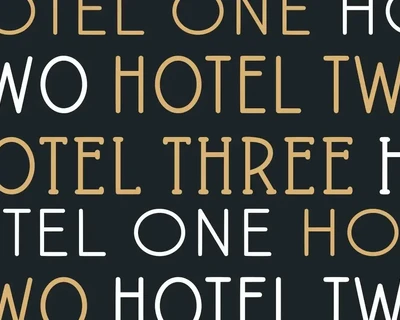 Hotel Modern Font Family