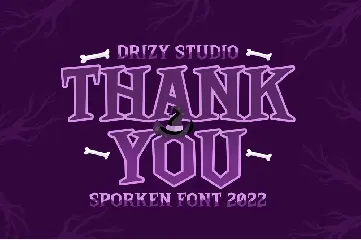 Sporken - Halloween Gothic Font