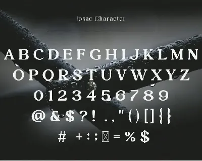 Josac - Nostalgic Serif Font