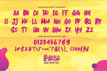 Byassa - Quick Brush Font