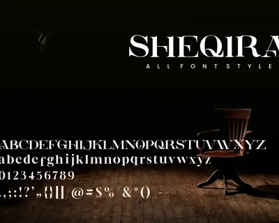 Sheqira - Modern Font
