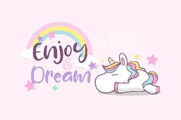 Lazy Unicorn Font Duo