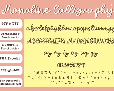 Cherry Blossom Handwritten Retro Font Duo