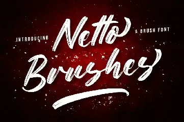 Netto Brushes font