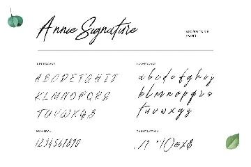 Annie Signature Font