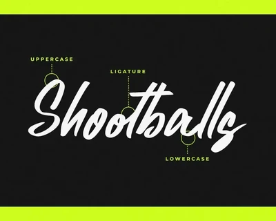 Shootballs - Handwritten Font