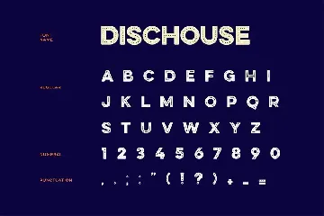 Disc House Display Font