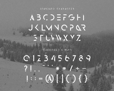 Altiq - Futuristic Font