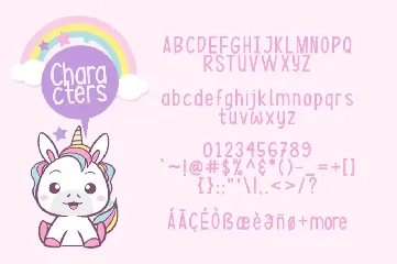 Baby Unicorn font