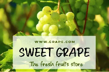 Sweet Grape font