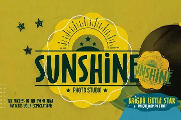 Bright Little Star - Unique Display Font