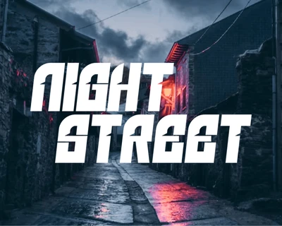 Strostret font
