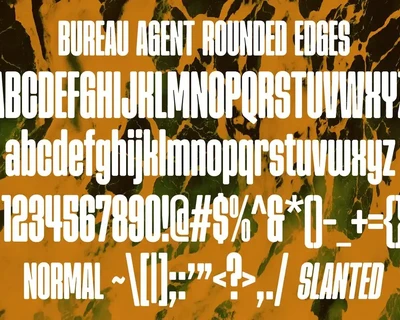 Bureau Agent font