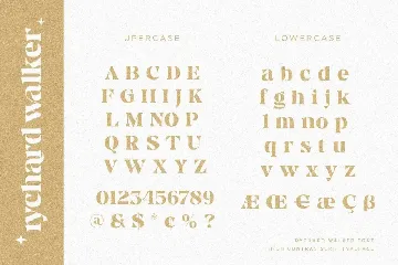 Rychard Walker | Modern Serif Font