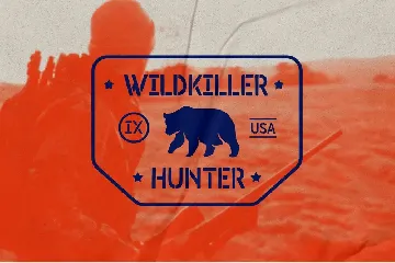 Amateur Hunter - Handdrawn sans font