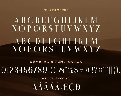 Brown Chocolatte Advertisement Font