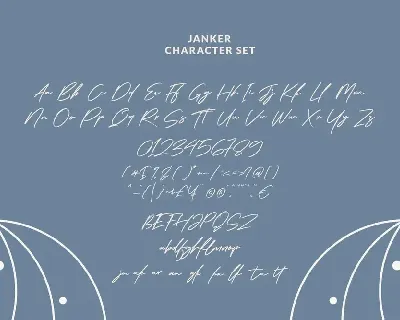 Janker - The Handwritten Fonts