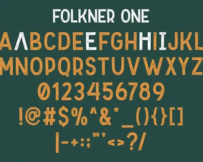 Folkner â€“ Vintage Typeface font
