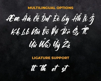 Thunder - Brush Font