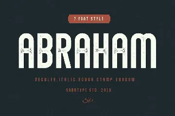 Abraham Font Family