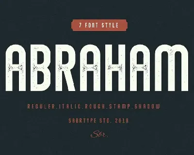 Abraham Font Family