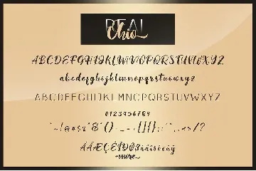 Real Ohio Font Duo