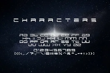 Spacestar font