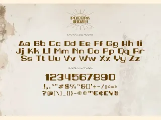 Poespa Indah - Old Type font
