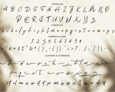 Mishelli Signature font