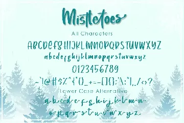 Mistletoes - Handwritten Brush Font