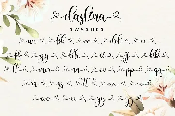 Daslina - Wedding Font