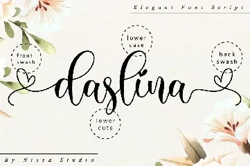 Daslina - Wedding Font